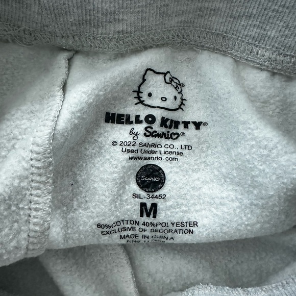 Hello Kitty Light Gray Kids Sweatpants - Picture 4 of 4